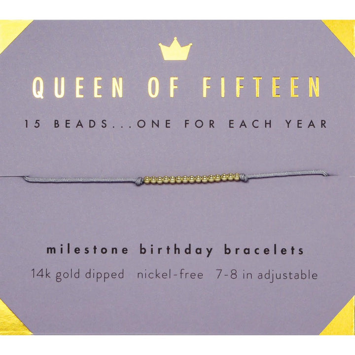 Milestone Birthday Bracelets