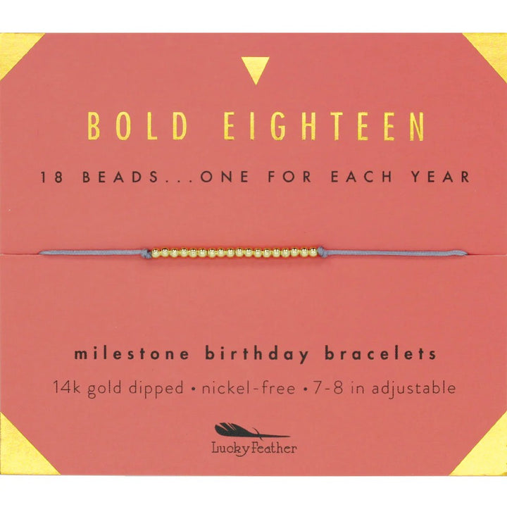 Milestone Birthday Bracelets