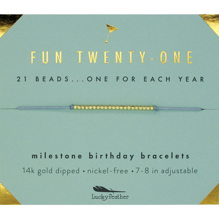 Milestone Birthday Bracelets