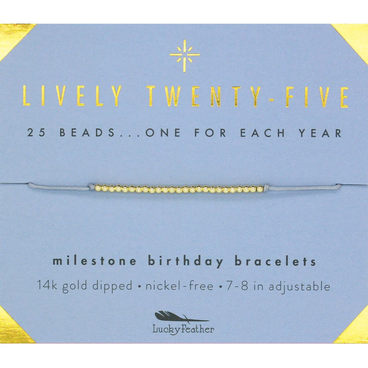 Milestone Birthday Bracelets