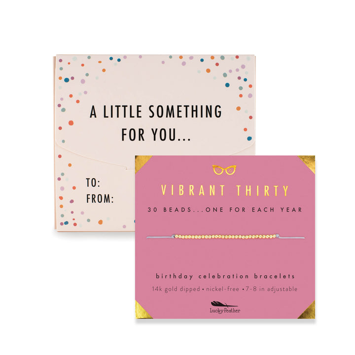 Milestone Birthday Bracelets