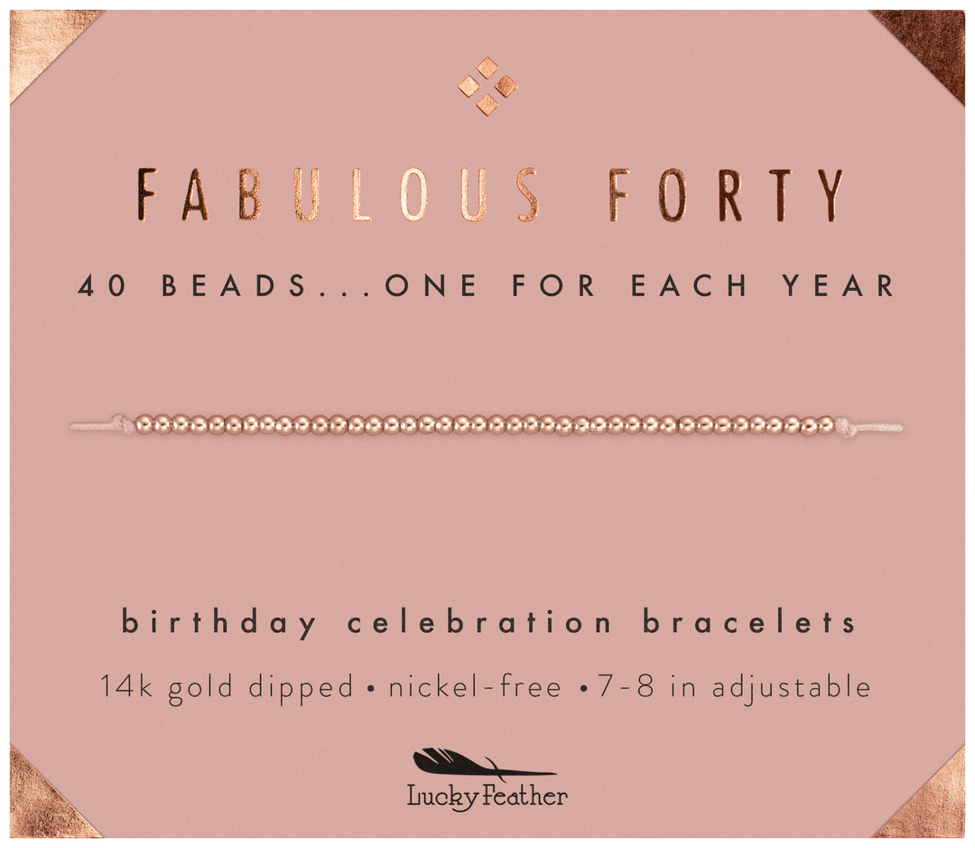 Milestone Birthday Bracelets