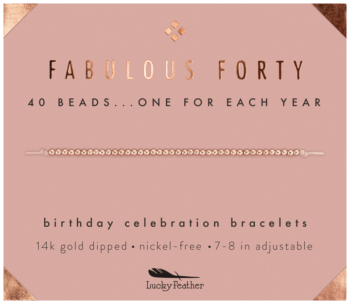 Milestone Birthday Bracelets