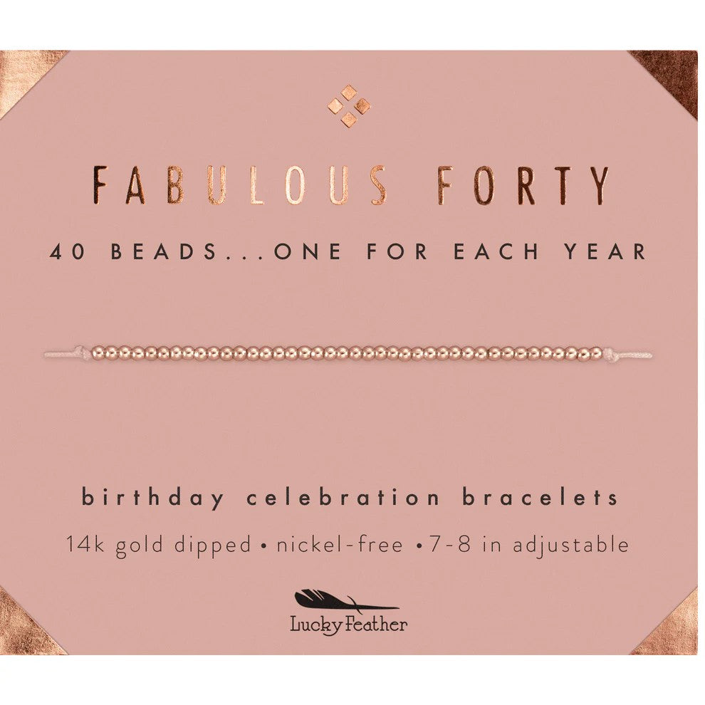 Milestone Birthday Bracelets