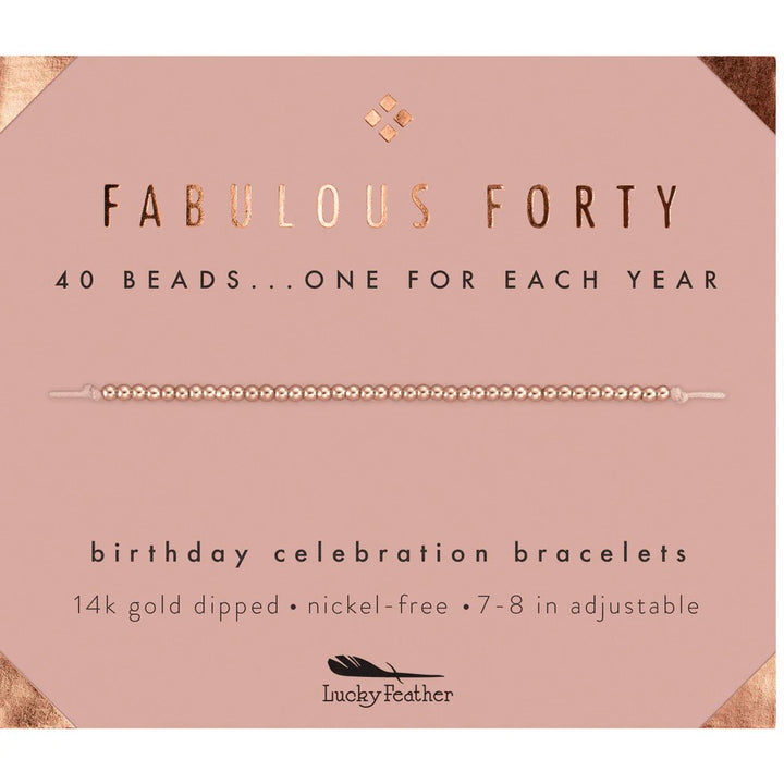 Milestone Birthday Bracelets