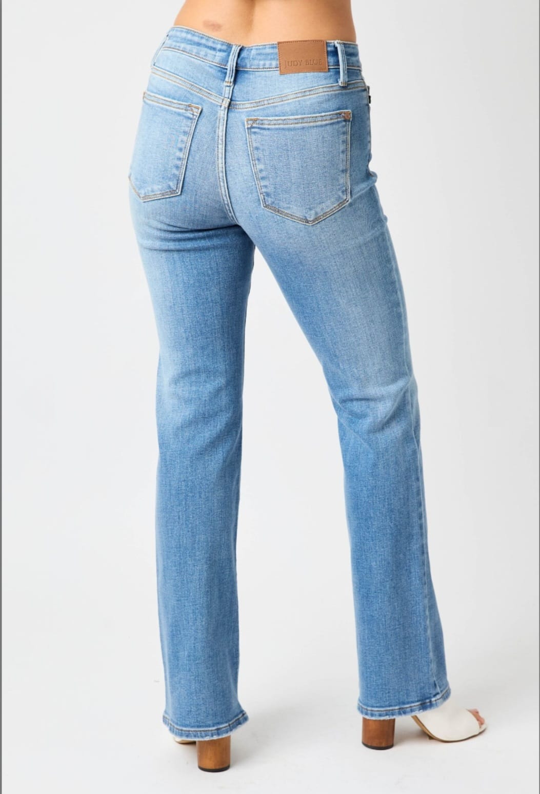 Caroline Mid Rise Vintage Wash Bootcut