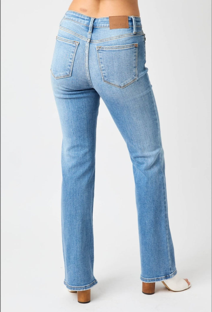 Caroline Mid Rise Vintage Wash Bootcut