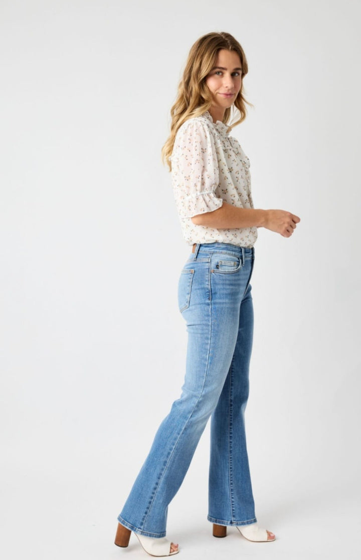Caroline Mid Rise Vintage Wash Bootcut