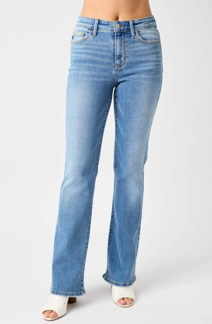 Caroline Mid Rise Vintage Wash Bootcut
