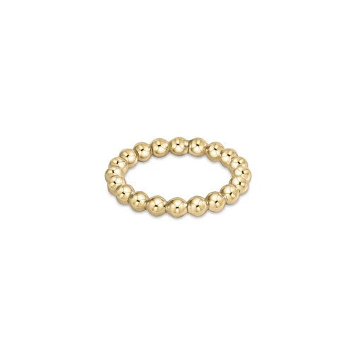 Classic Gold Bead Ring