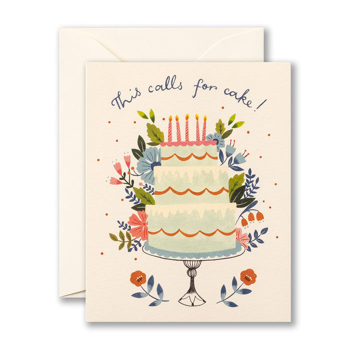 This calls for cake! Birthday Card