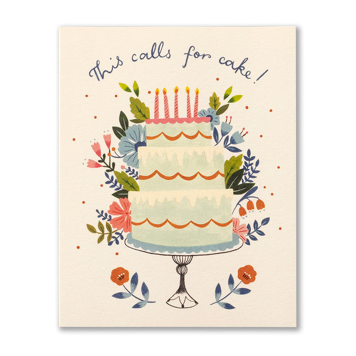 This calls for cake! Birthday Card