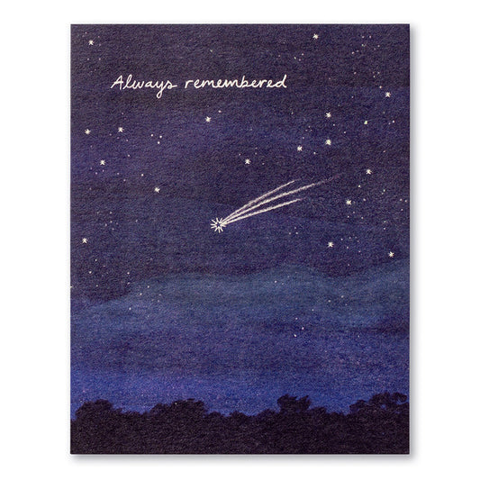 Always remembered. Sympathy Card