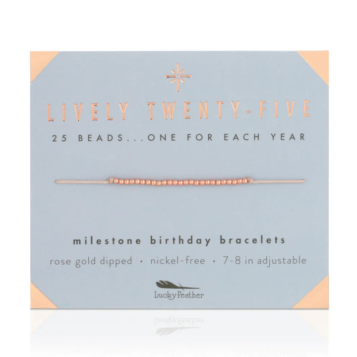 Milestone Birthday Bracelets