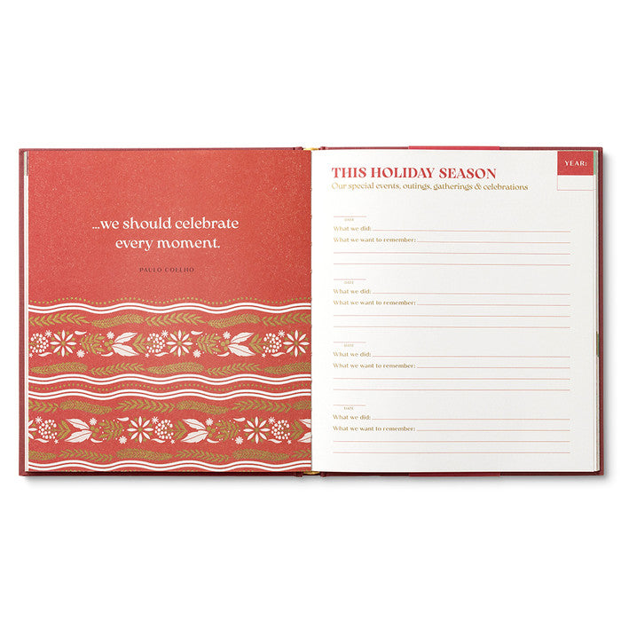 Our Holidays - A Keepsake Book of Memories