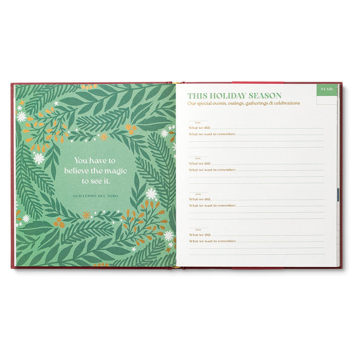 Our Holidays - A Keepsake Book of Memories