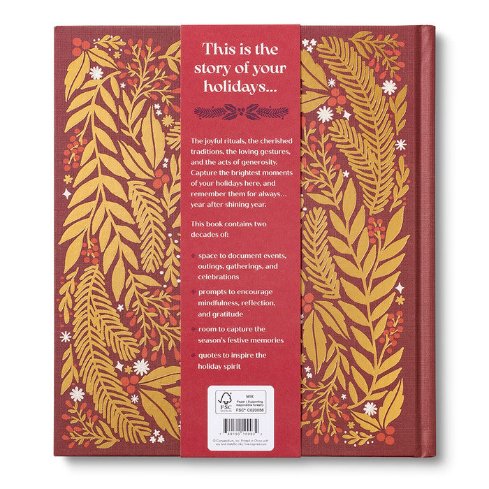 Our Holidays - A Keepsake Book of Memories