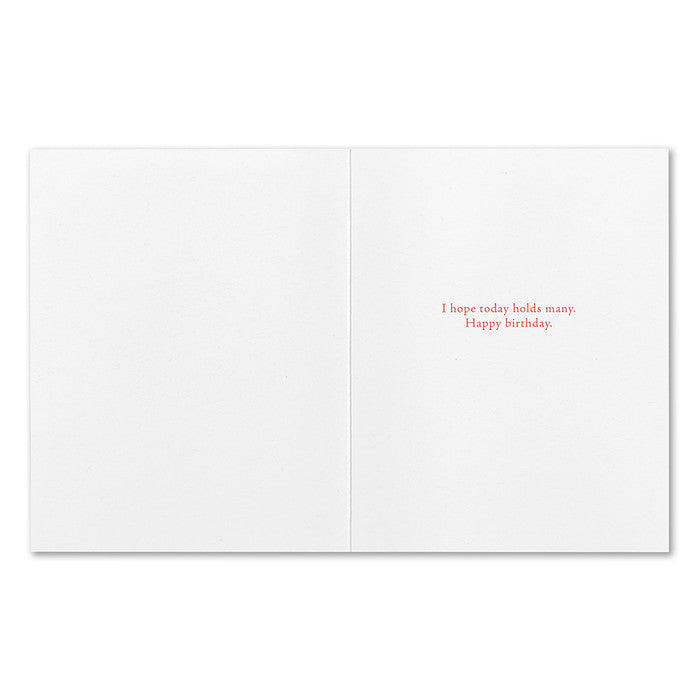 “Each day holds a surprise.” —Henri Nouwen Birthday Card