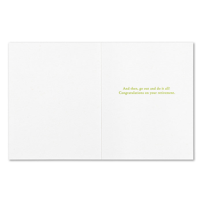 “Imagine the possibilities!” —Ralph Marston Retirement Card