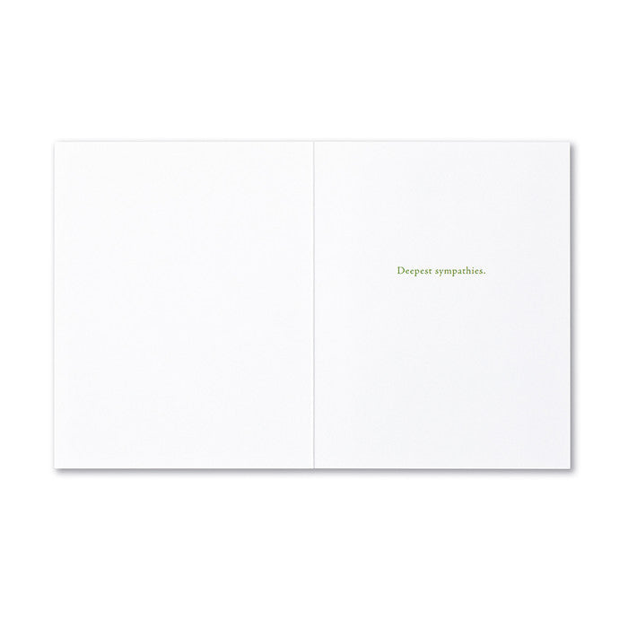 "Life starts with love and ends with love." —Santosh Kalwar Sympathy Card
