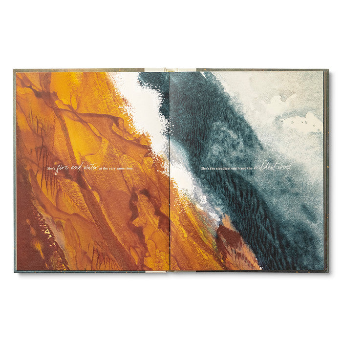 Two abstract art prints with text on a white background