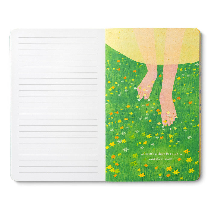 “Sometimes the most important thing in a whole day is the rest we take between two deep breaths...” —Etty Hillesum Softcover Journal