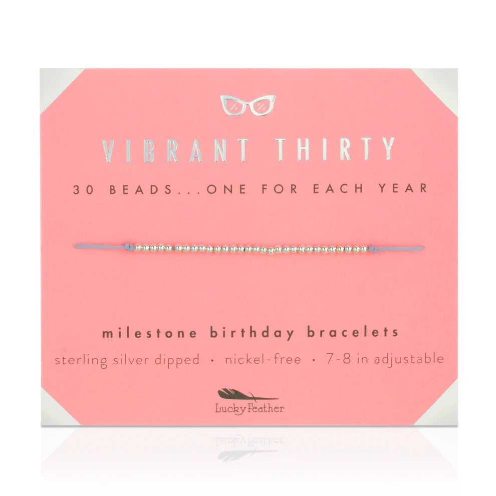 Milestone Birthday Bracelets