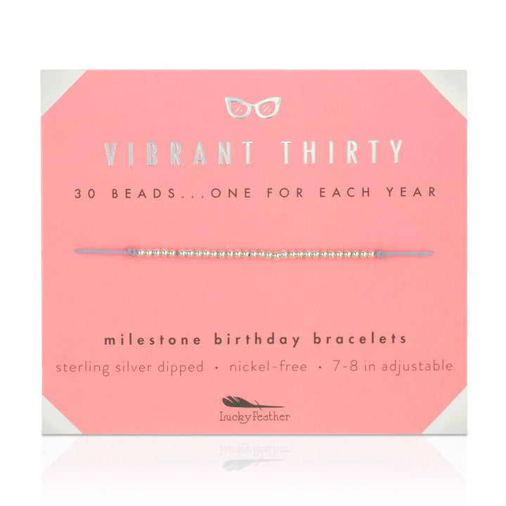 Milestone Birthday Bracelets