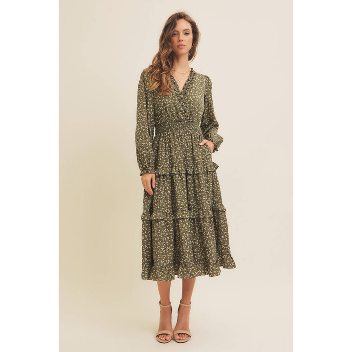Ditsy Floral Midi Dress