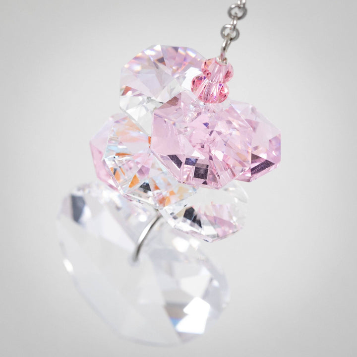 Crystal Heart Cascade - Rose