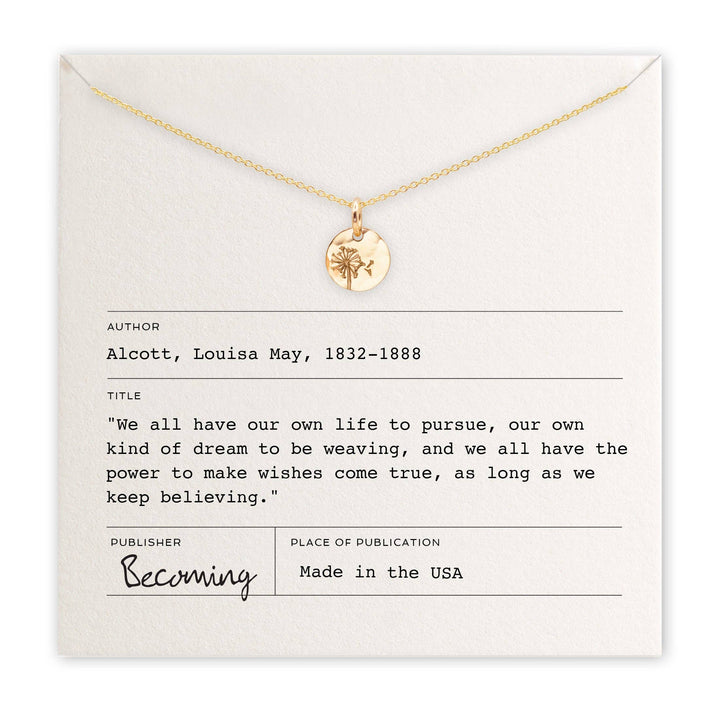 Dandelion Wishes Necklace