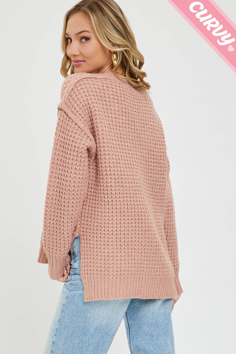 Soft Chunky Knit Sweater - Plus Size