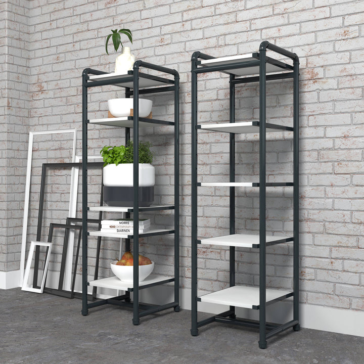 Pipeline Etagere Retail Display Tower - Grey Frame