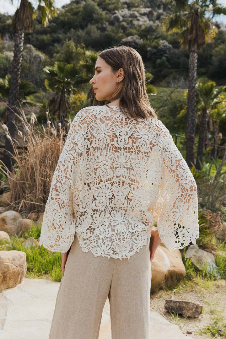 Crochet Floral Petal Wrap