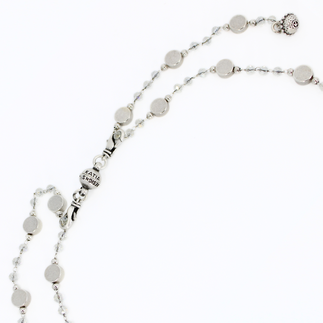 Remember Who You Are Crystal Mandala Pendant Necklace