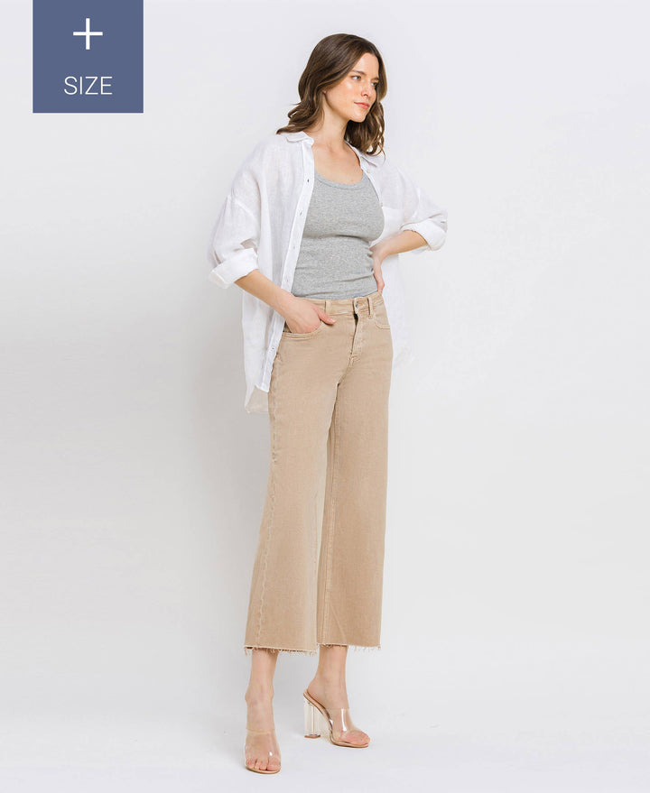 Olivia Wide Leg Jeans | Plus