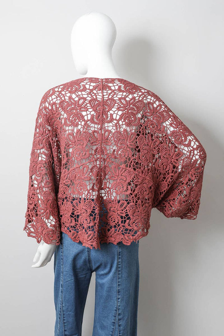 Crochet Floral Petal Wrap