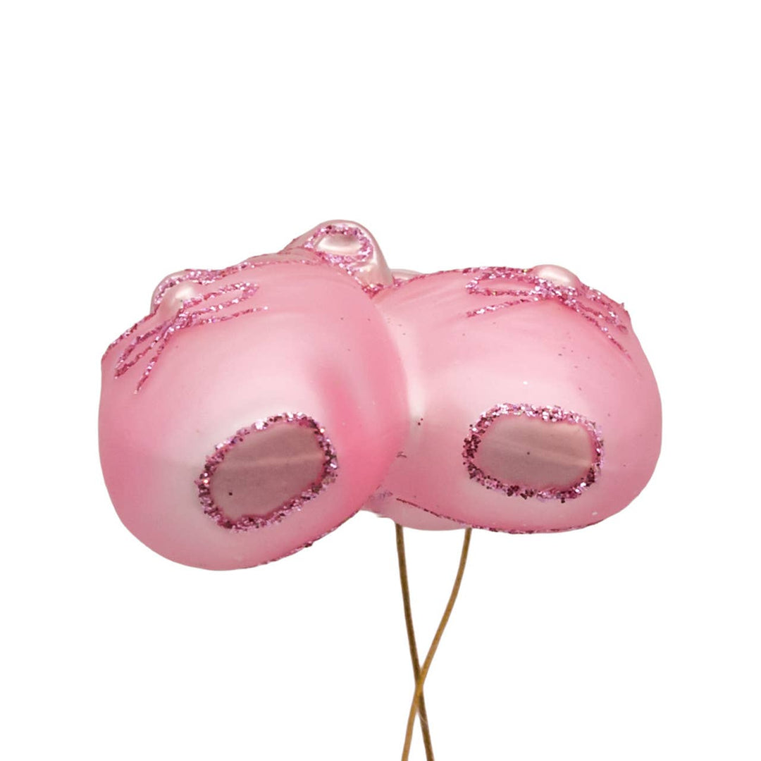 Noble Gems, Glass Ballet Slippers Ornament