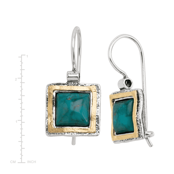 'Emerald Lake' Turquoise Earrings