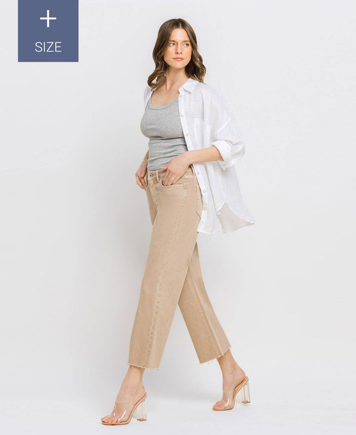 Olivia Wide Leg Jeans | Plus