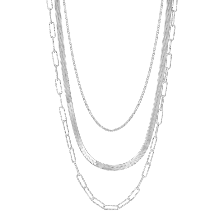 'Power of Three' Sterling Silver Necklace