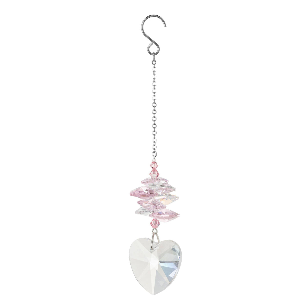 Crystal Heart Cascade - Rose