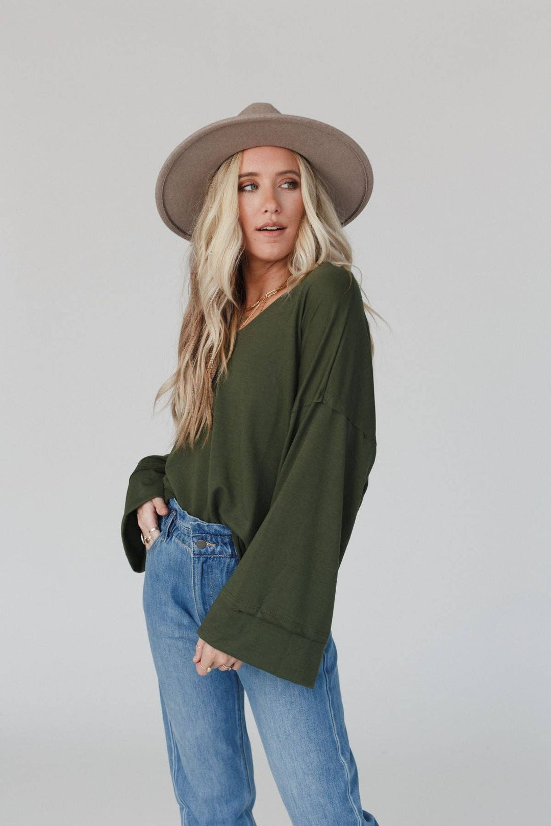 Love It V Neckline Top
