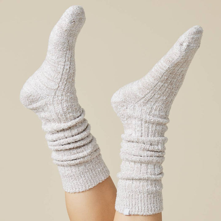 Slouchy Marshmallow Socks with Grippers