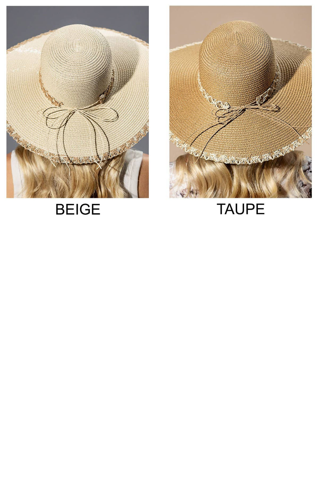 Wide Brim Floppy Straw Hat