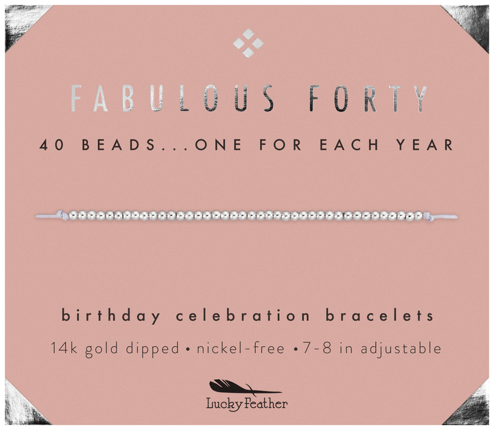 Milestone Birthday Bracelets