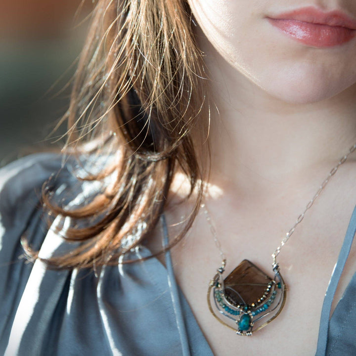 Smokey Quartz Necklace  80125N