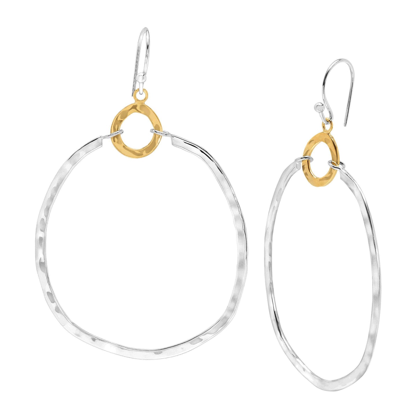 Silpada 'Dynamic Duo' Drop Earrings in Sterling Silver