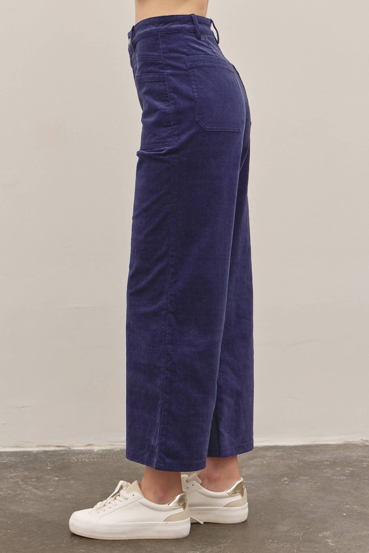 COZY CHIC WIDE LEG CORDUROY PANTS