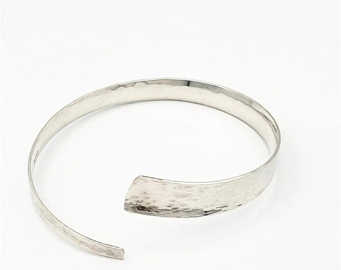 Asymmetrical Hammered  Bangle